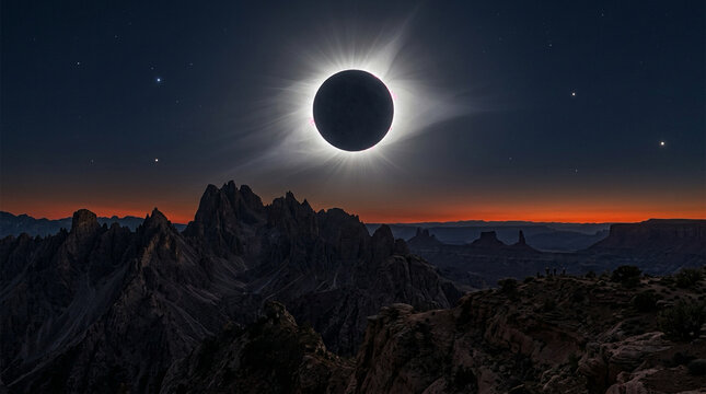 Solar and Lunar Eclipse &ndash; Spectacular Celestial Event in the Night and Day Sky