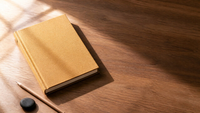 Closed Linen Journal for Quiet Analog Reflection