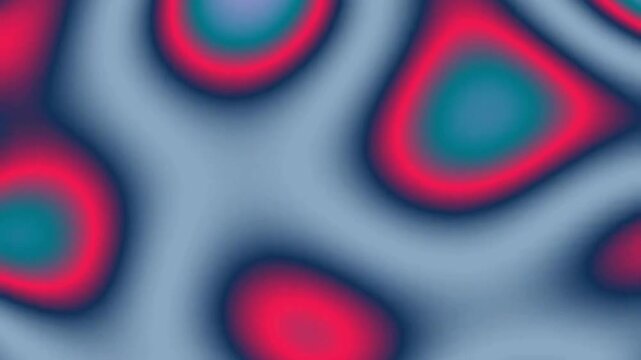 Abstract Colorful Blur Patterns in Soft Purple Blue Red Tones with Gentle Shapes