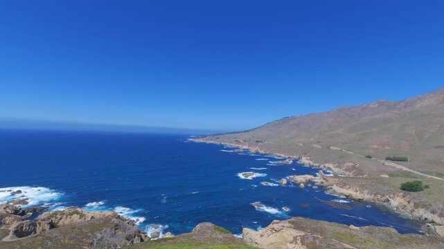 view of Pacific Coast of Big Sur, California