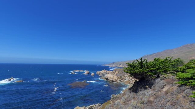 view of Pacific Coast of Big Sur, California