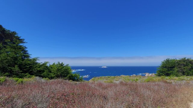 view of Pacific Coast of Big Sur, California