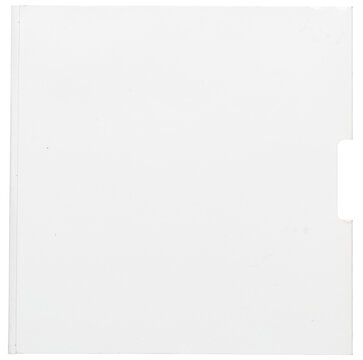Blank white CD sleeve. png isolated on transparent background