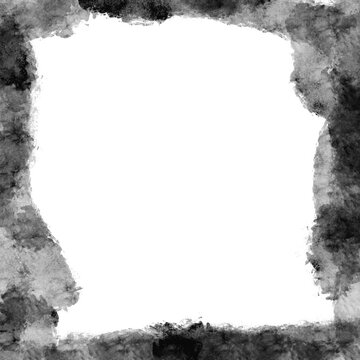 black frame brush stroke