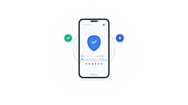 Smartphone Heart App Interaction Animation Sequence.