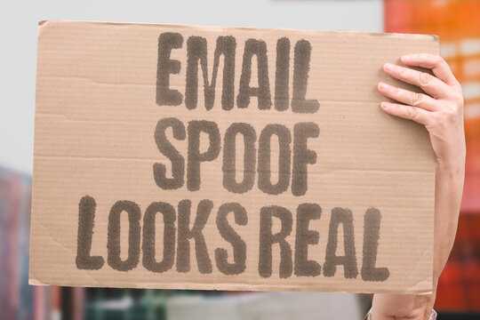 "Email spoof looks real" Impersonation detection hard. EMAIL. SPOOF. REAL. IMPERSONATION. DETECTION.