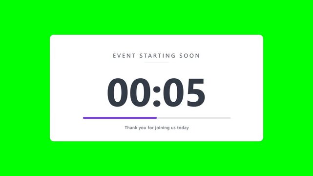 Premium 10-second countdown animation for event openings, live streams, presentations, and starting soon screens.