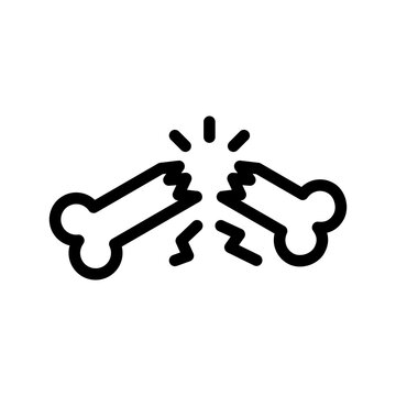 Bone Icon Vector Symbol Design Illustration