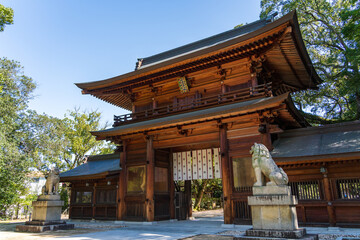 Obraz premium Oyamazumi Shrine in Imabari, Ehime, Japan – Historic Shinto Shrine on Omishima Island