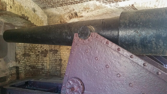 old cannon in a fort