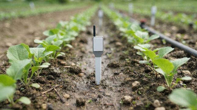 Agriculture sensor crop monitoring food security farming challenges in vegetable field