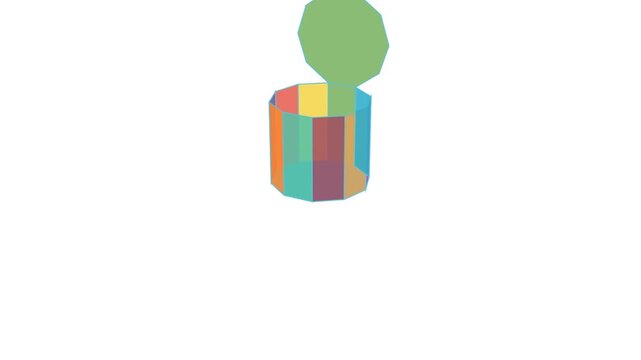 decagonal prism motion