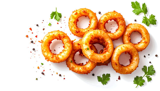 Argentinian rabas fried calamari rings