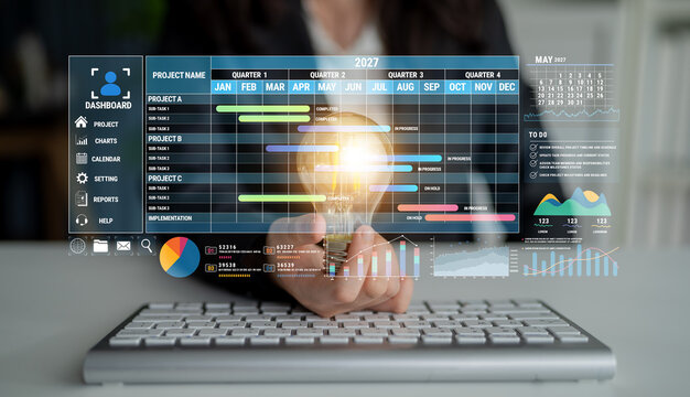 Modern Business Dashboard with Project Management Charts and Data Visualizations for Effective Planning and Analysis in 2023 Fluxor.