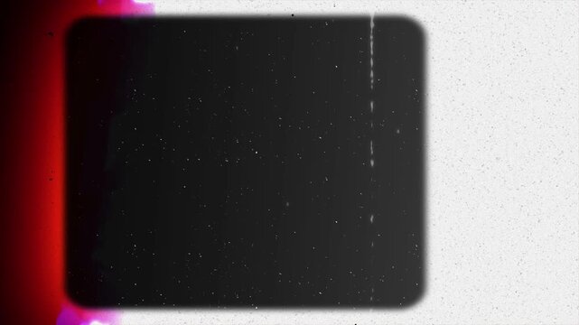 Film Punch Hole Effect with Irregular Circle Cutout, Celluloid Wear and Grain