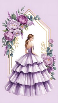 Mis Quince A&ntilde;os X V or Feliz Quincea&ntilde;era poster party decorations, my 15th birthday in Spanish on gold crown for Sweet Fifteen invitation greeting card, banner, mobile wallpaper, vertical background