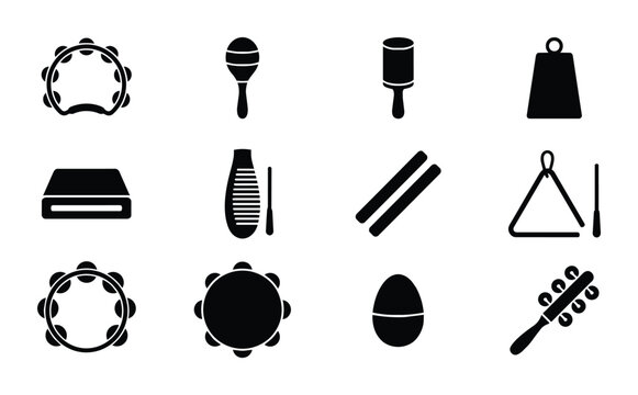Percussion Instruments, Music Icons