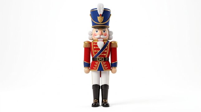 Classic Nutcrackersoldiertoywithpolitesmilingexpression