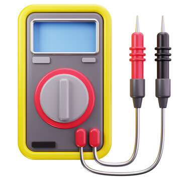 Digital Multimeter 3D Illustrations