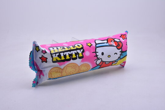 Hello kitty milk biscuits pack in Manila, Philippines