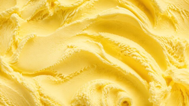 Vanilla buttercream spreading texture on background