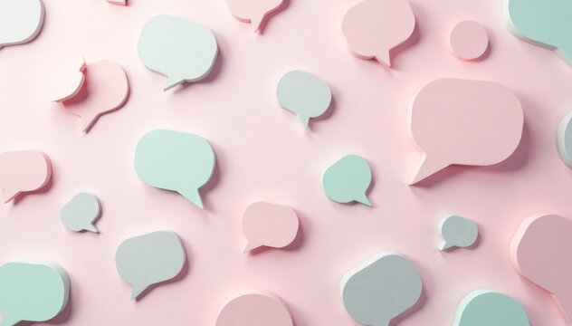 Subtle grey speech bubbles on pastel background Repeating pattern ideal for phone wallpaper , subtle, phone