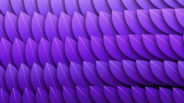 Purple 3D Scale Pattern Seamless Loop Background Animation
