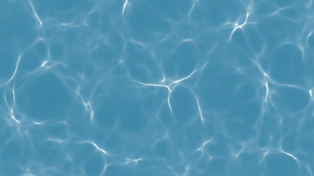 caustics turquoise swimming pool realistic water light pool clear shimmer tropical resort pattern spa animation footage seamless loop sunny