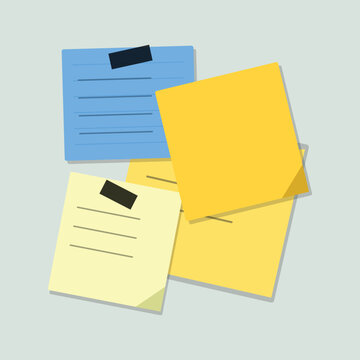 Silhouette of overlapping colorful paper sheets