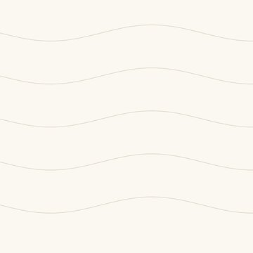 Minimal gentle waves beige wallpaper