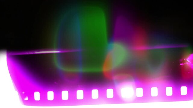 Minimalist film frame transition for cinematic video editing overlays.