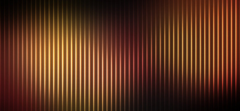 Orange Gold Ripple Glass Distortion Background with Vertical Glowing Light Lines, Dark Warm Gradient Texture, and Smooth Refraction for Posters, Covers, Wallpapers, Banners, and Digital Design