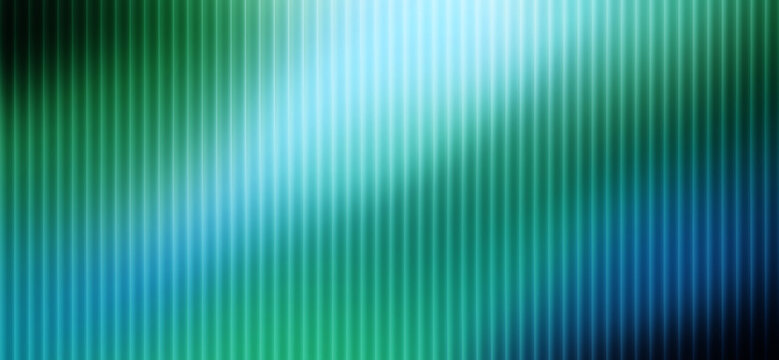 Green Cyan Ripple Glass Distortion Background with Vertical Light Stripes, Soft Luminous Gradient Texture, and Smooth Refracted Waves for Posters, Covers, Wallpapers, Banners, and Digital Design