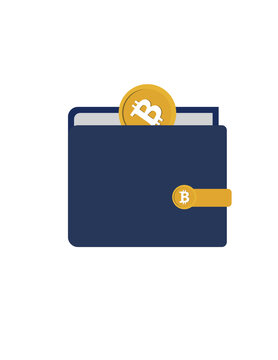 Bitcoin Wallet Cryptocurrency Icon 