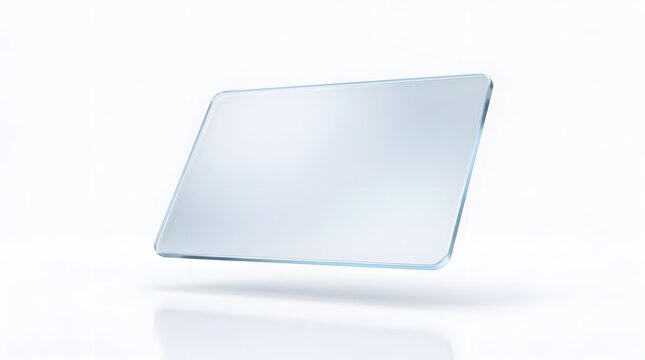 A single white rectangular pillow isolated on a clean bright white studio background