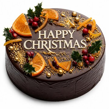 christmas cake orange and berry chocolate flaver
