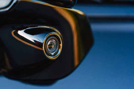 360-degree car camera with anti-glare lens