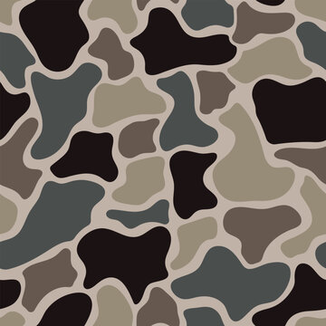 Seamless Waterfowl Camouflage Vector Swatch for Sublimation Sportswear, Vehicle Vinyl, and Fabric Yards