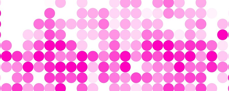 abstract pink background with circles