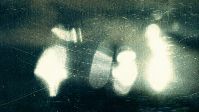retro film overlay effect with scratch dust and blur light leaks, retro grain noisy film distressed light flare on black background, Leaked camera poster photo effect mockup