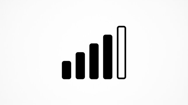 The icon displays a continuous network signal strength (Signal Strength Bars) or a medium frequency level