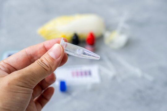 Background imagery for food formaldehyde testing