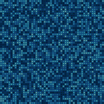 Abstract Blue Digital Pixel Grid Technology Background