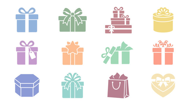 Colorful gift boxes and shopping bags.