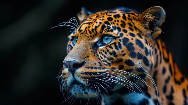 portrait of a leopard