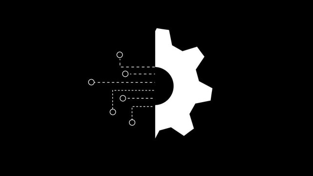 Get your hands on this beautifully designed animated icon of data integration, digital technology vector