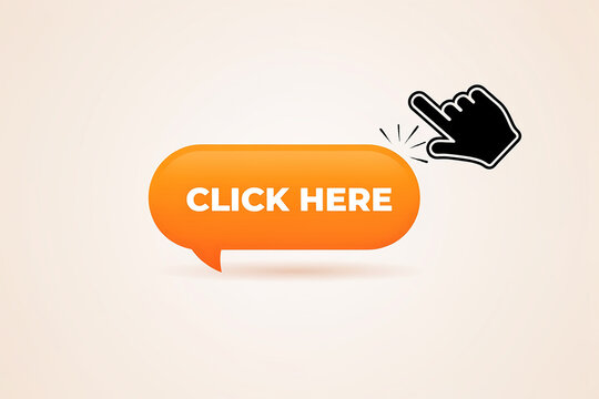 Click here button with finger pointing