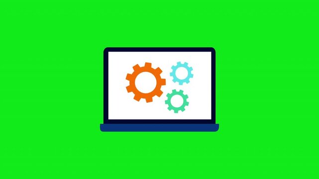 Software Application Development and System Settings Animation