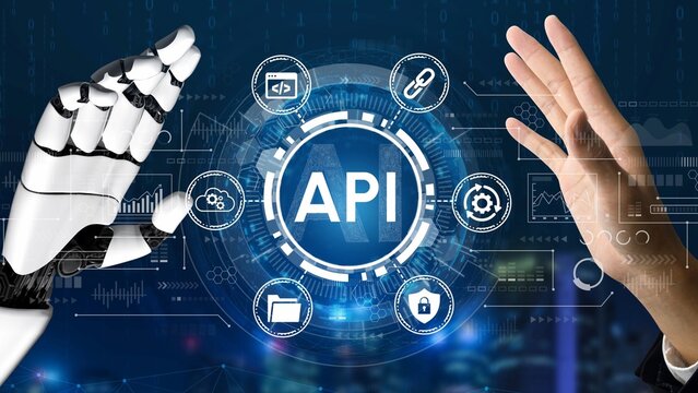 Futuristic Concept of Human and Robot Interaction with API Technology Graphics in a Digital Environment. Entropy.