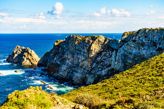 Coast at the Cabo de Penas in Asturias, Spain